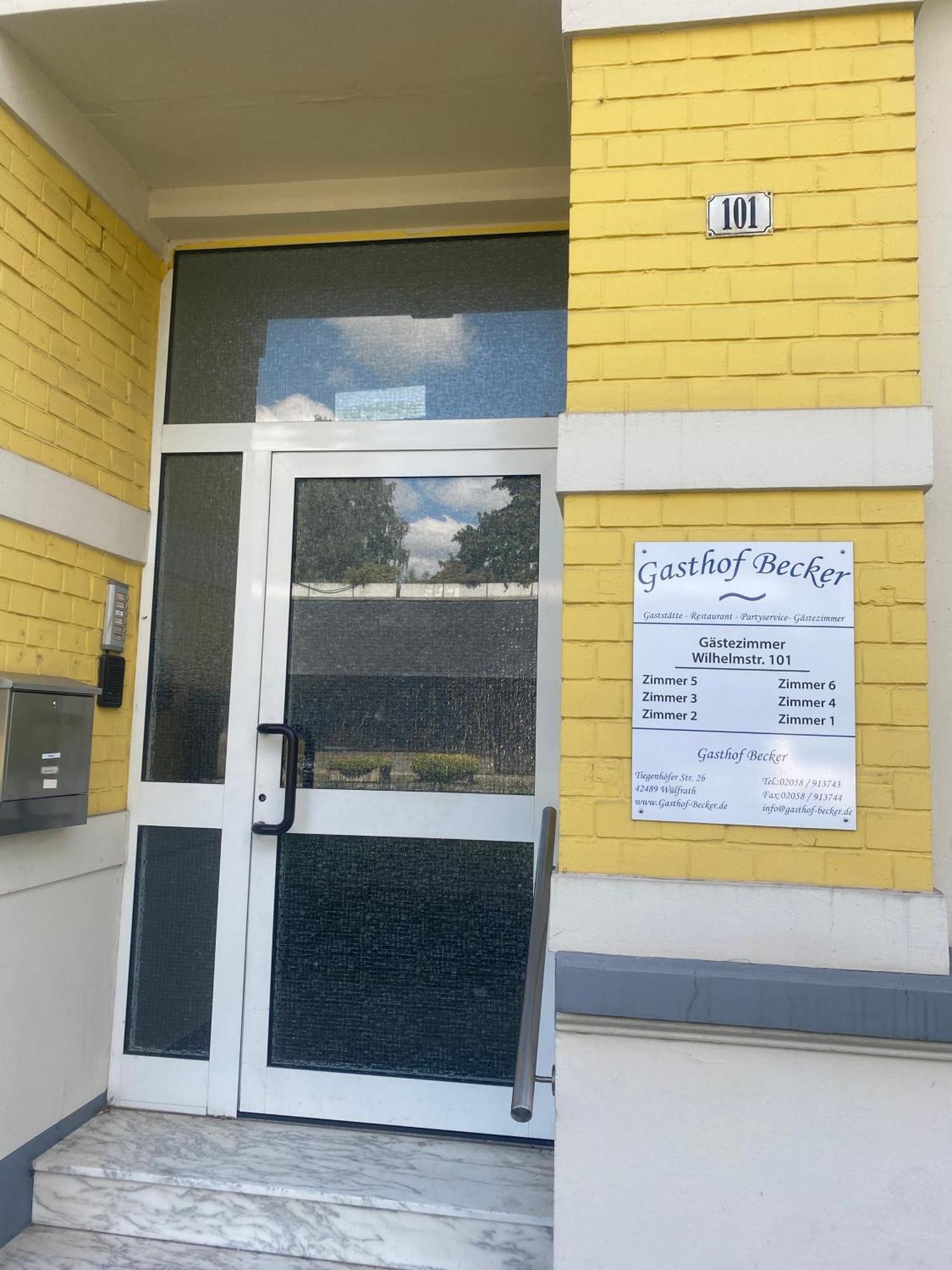 Gaestezimmer Gasthof Becker Hotel Wulfrath Kültér fotó